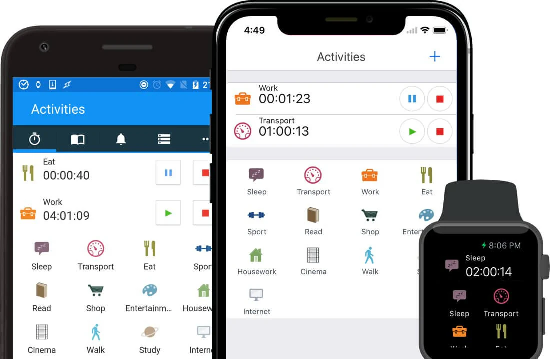 Планировщик времени aTimeLogger