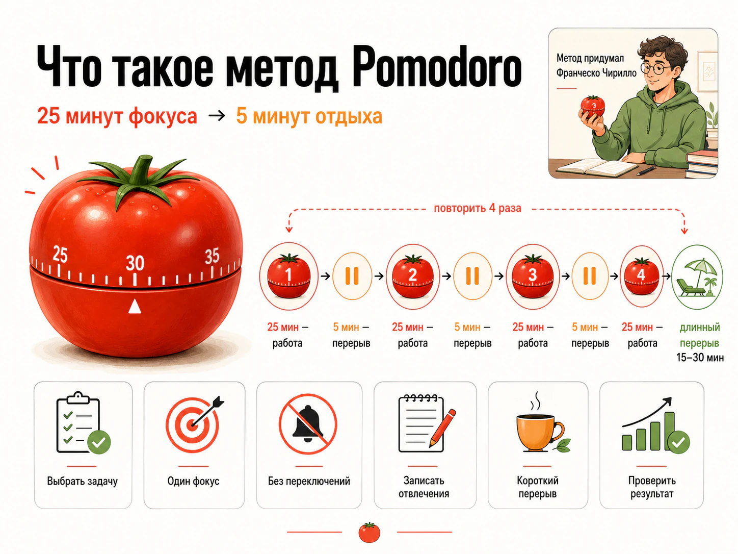 Что такое метод Pomodoro