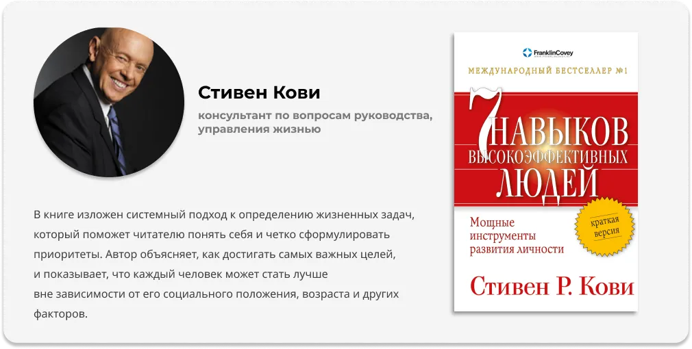 книга 7 навыков Стивена Кови 