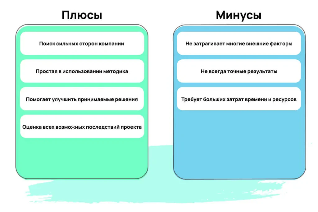 Преимущества и минусы SNW анализа