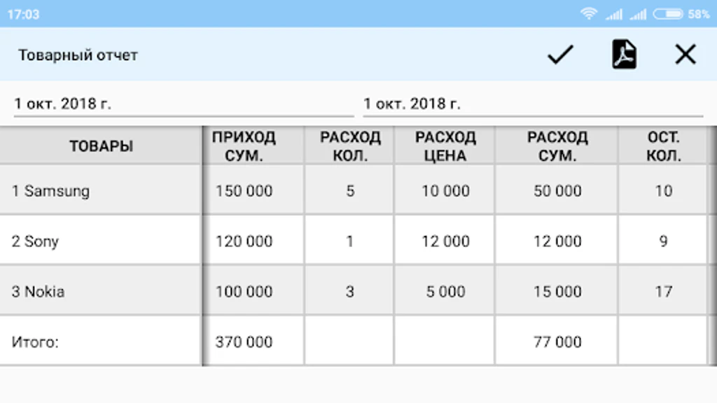 Sales system