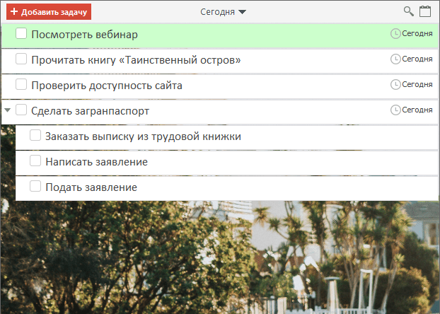 Органайзер ЛидерТаск