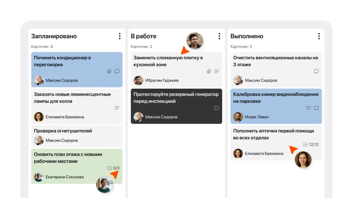 Общие доски