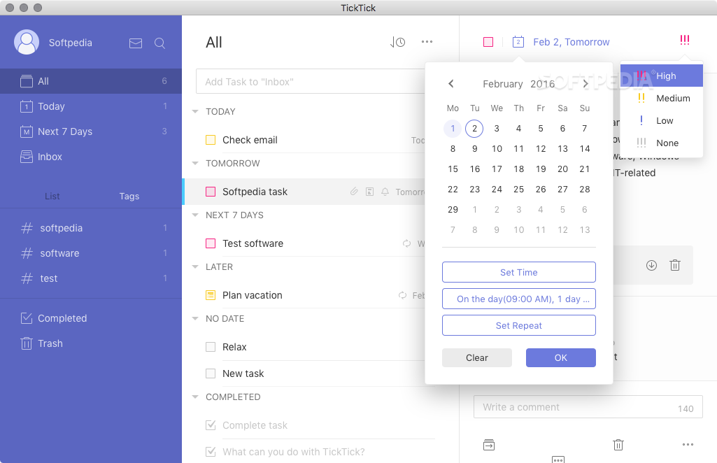 TickTick app
