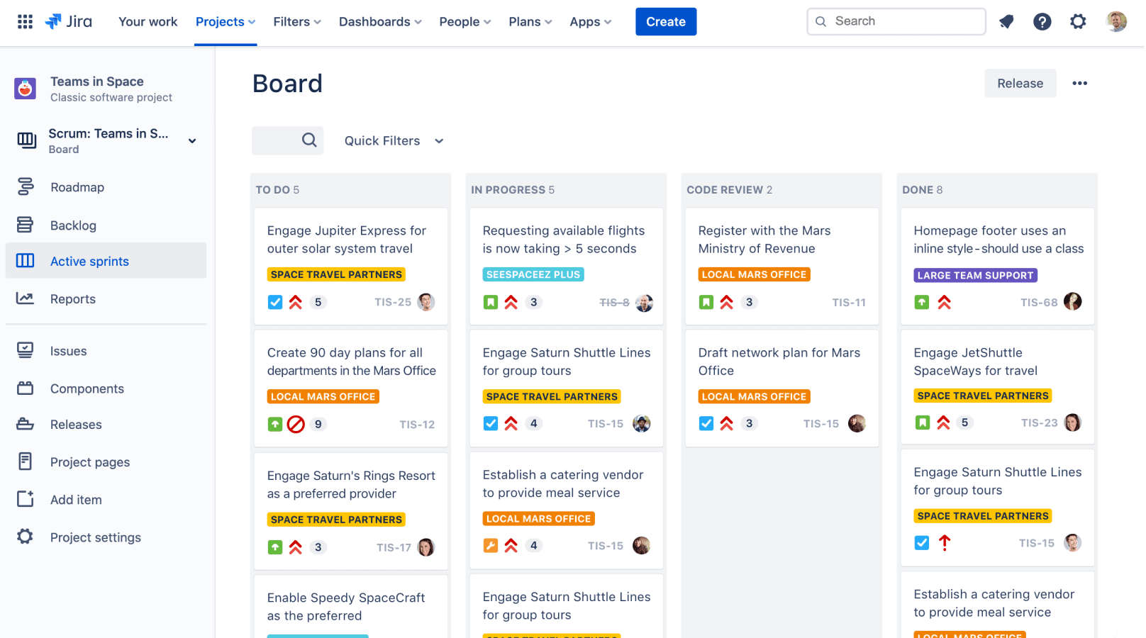 Канбан онлайн Jira