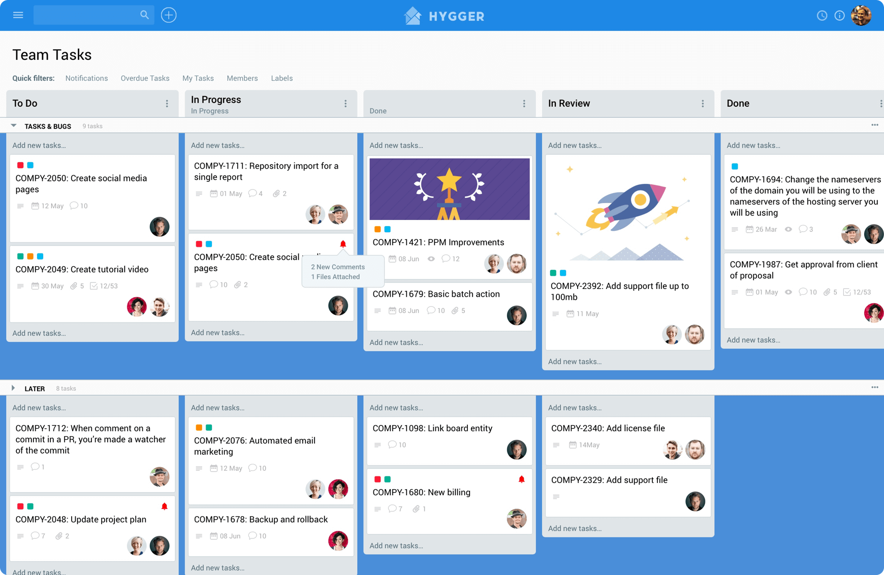 Kanban онлайн Hygger