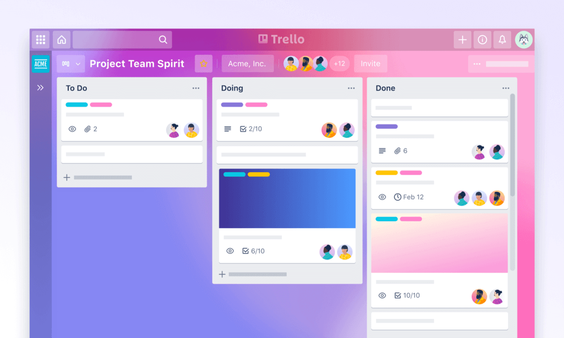 Канбан доска онлайн Trello