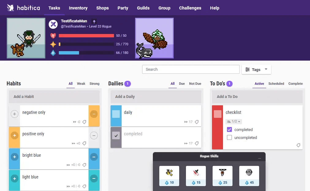 Habitica App