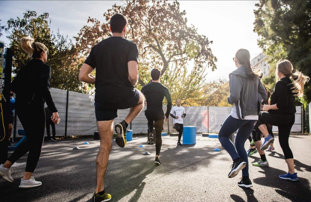 running